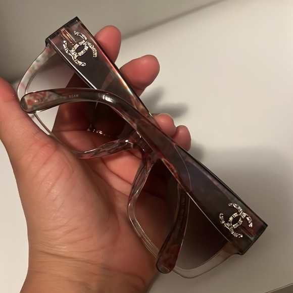 Chanel Acetate Multicolor Tweed CC 5220 Pink - Picture 4 of 6